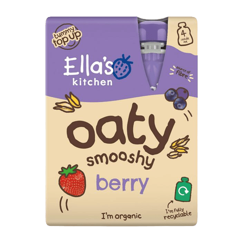 Ella's Kitchen Baby Fruit Smoothie Pouch Berry Organic 4 pcs 90 g