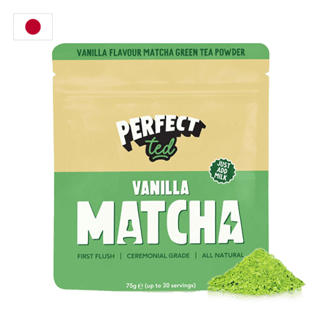 Perfected Vanilla Matcha Powder Ceremonial Grade Japanese 75 g