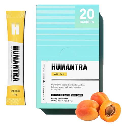 Humantra Electrolytes,Apricot , 20x4.5g