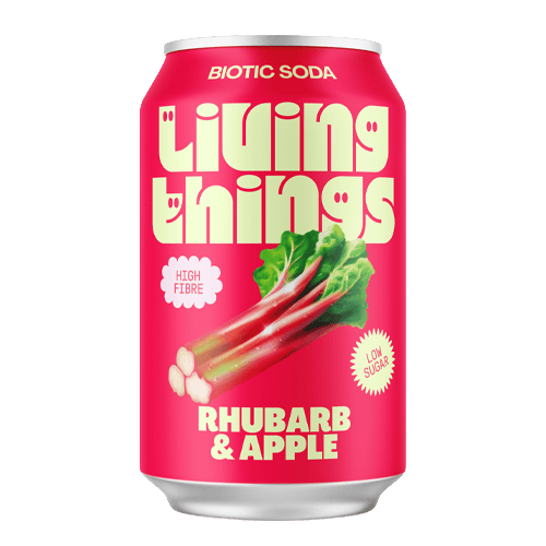 Living Things Soda Rhubarb & Apple 330 ml