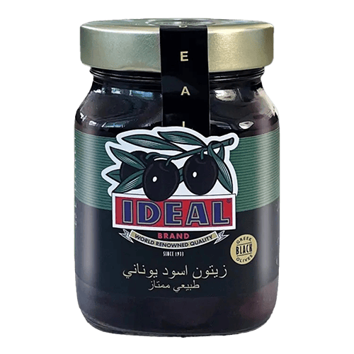 Ideal Black Olives Jumbo 210 g