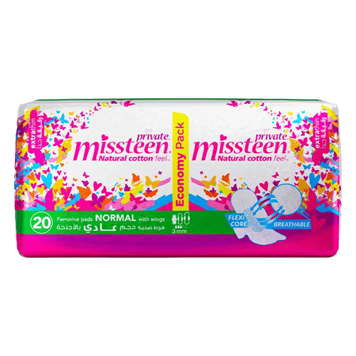 Private Sanitary Pads Extra Thin Miss Teen 20 pads