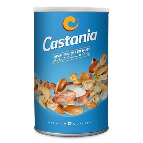 Castania Mixed Nuts No Salt Tin 450 g