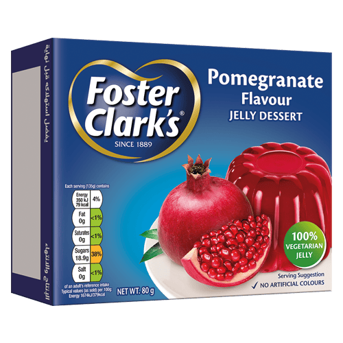 Foster Clarks Jelly Dessert Pomegranate 80 g