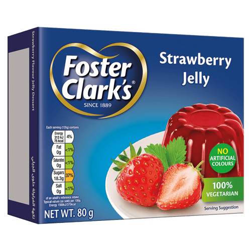 Foster Clarks Jelly Dessert Strawberry