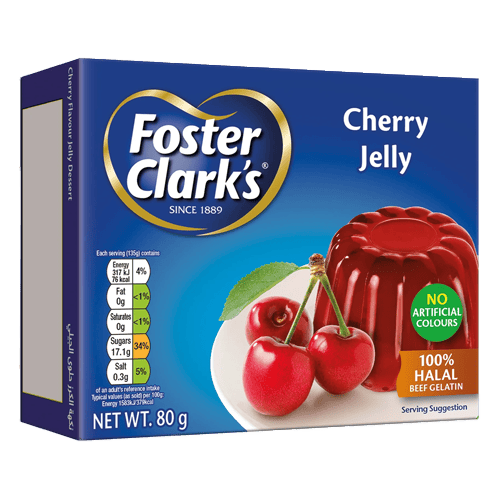 Foster Clarks Jelly Dessert Cherry