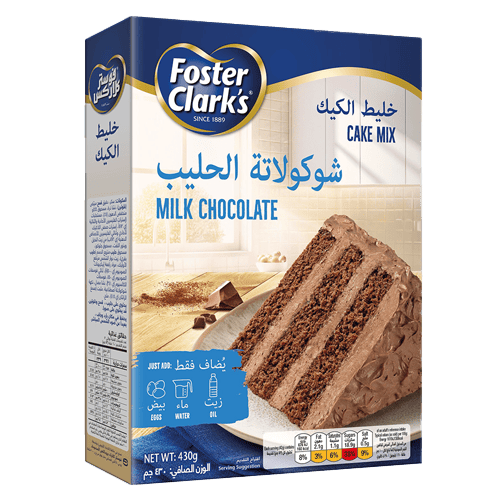 Foster Clarks Cake Mix Milk Chocolate 430 g