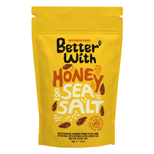 Better With Almonds Honey and Sea Salt 140 g