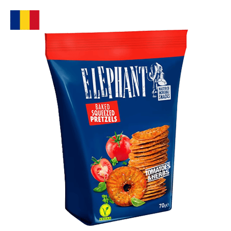 Elephant Pretzels Tomatoes & Herbs 70g