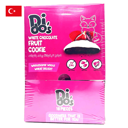 Dido's Fruit Cookie dates with White Chocolate 16 pcs 16 g