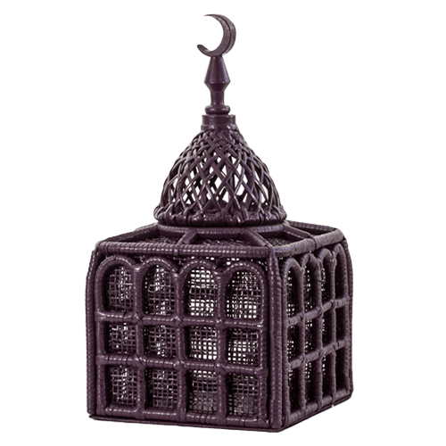 Rattan Minaret Plum-Small 15*15* H.38cm