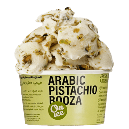 On Ice Arabic Pistachio Booza Ice Cream Tub 125 ML
