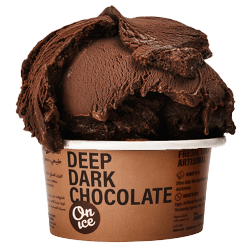On Ice Deep Dark Chocolate Ice Cream Tub 125 ML