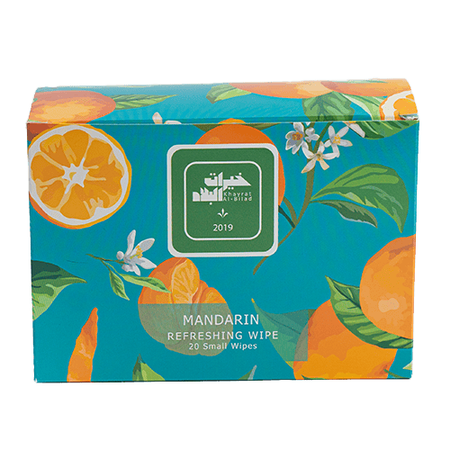 Refreshing wipe (6cm x 10cm) 20 Packs, (MANDRIN)