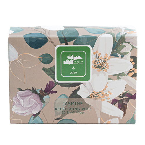 Refreshing wipe (6cm x 10cm) 20 Packs, (JASMINE)