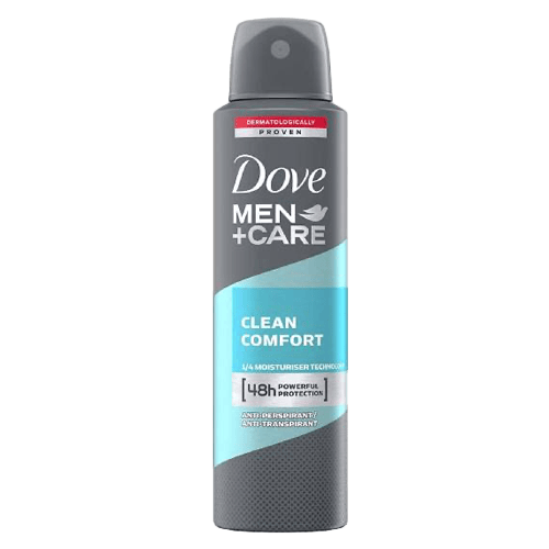 Dove Men+Care Antiperspirant Deodorant Spray Clean Comfort Scent 150 ml