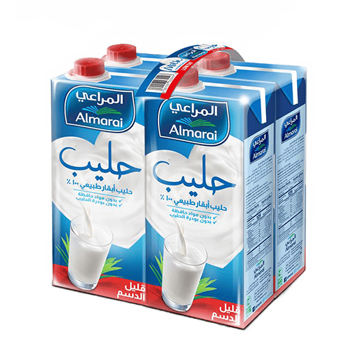 Almarai Low Fat Milk 4 pcs 1 L