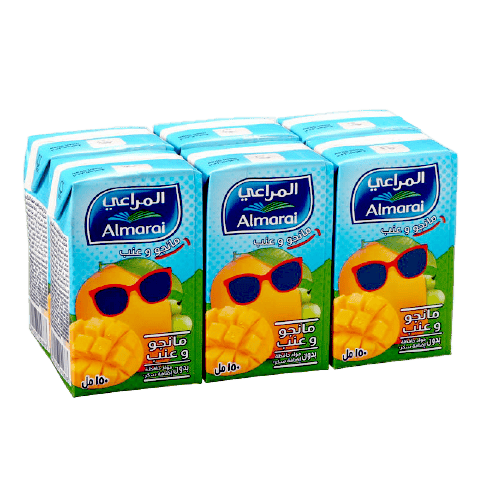 Al Marai Mango Mixed Fruit Juice 6 pcs 140 ml