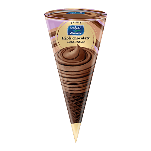 Almarai Ice Cream Cone Choco Salted Caramel 120Ml