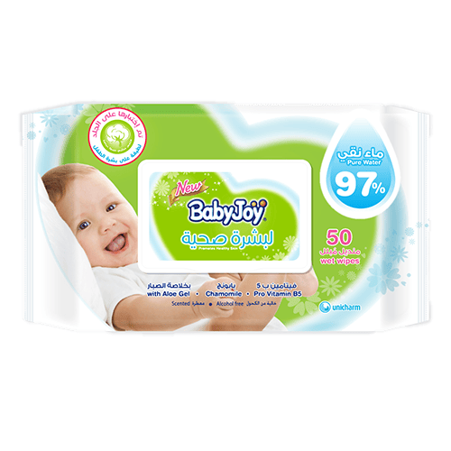 Babyjoy Wet Wipes Healthy Skin, 50 Sheets