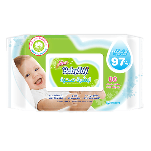Babyjoy Wet Wipes Healthy Skin, 80 Sheets