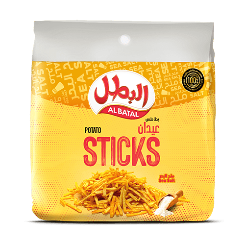 Al Batal Potato Sticks Sea Salt 12 x 23g