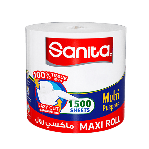 Sanita Gipsy Maxi Roll Kitchen Tissues 1500 Sheets 