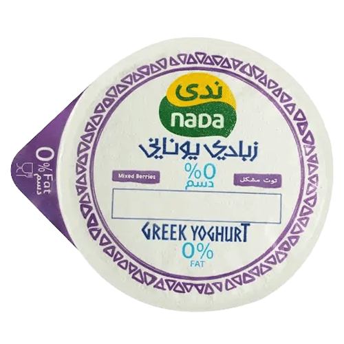Nada Greek Yoghurt Mixed Berry Flavor 0% Fat 160 gm
