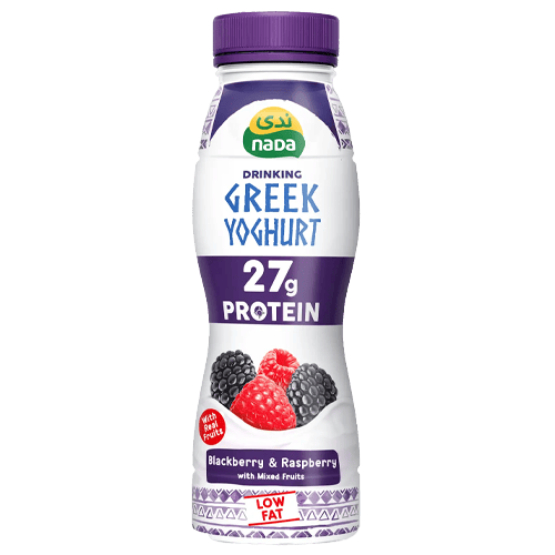 Nada Greek Yoghurt Drinking Blackberry & Raspery With Cereal Flavor 330 ml