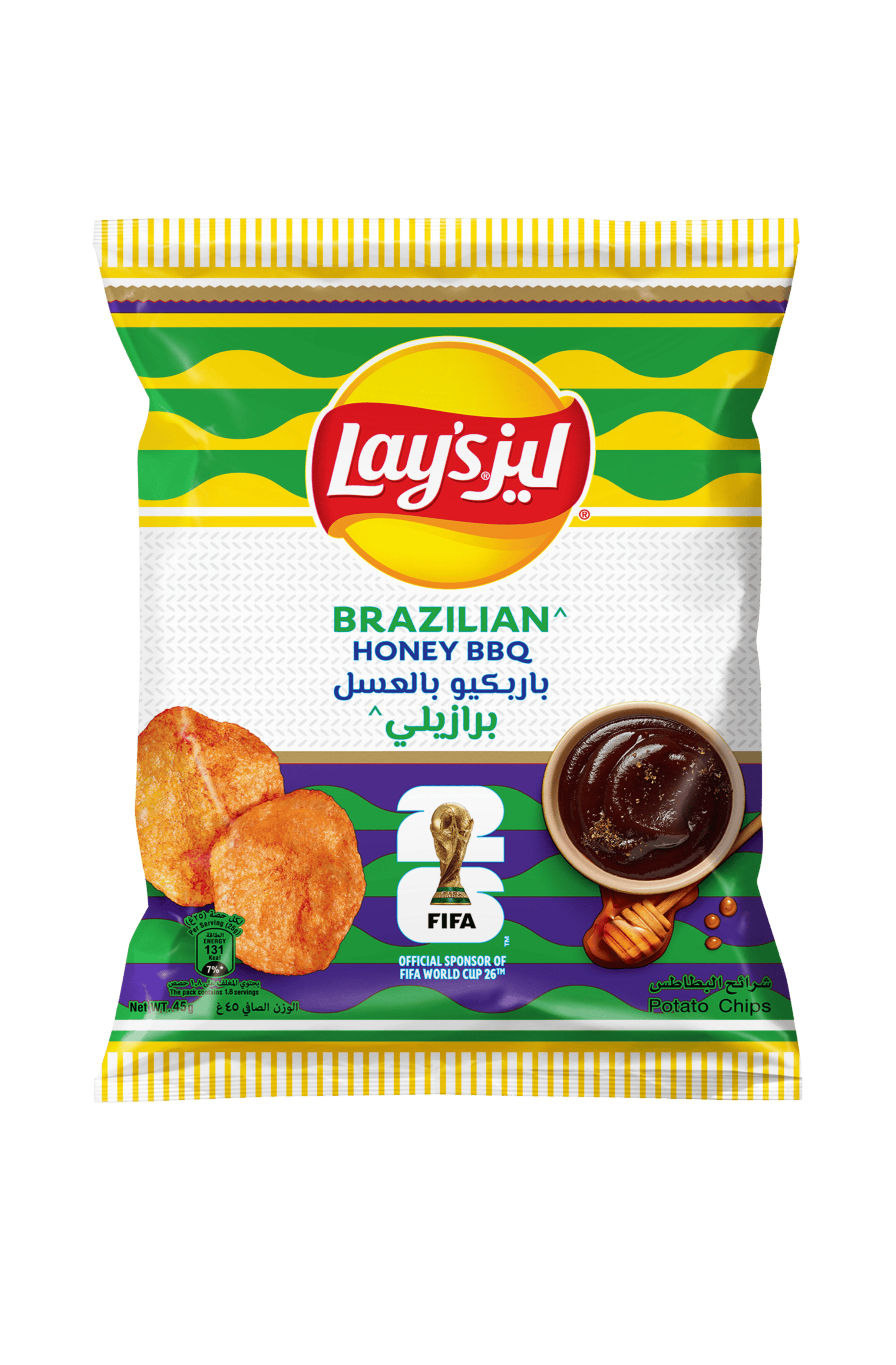 Lay’s Brazilian Honey BBQ Potato Chips 45g