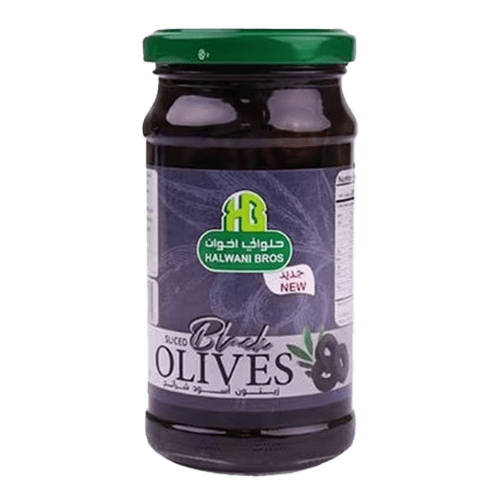 Mukhtarat Sliced Black Olives in Brine 240 g
