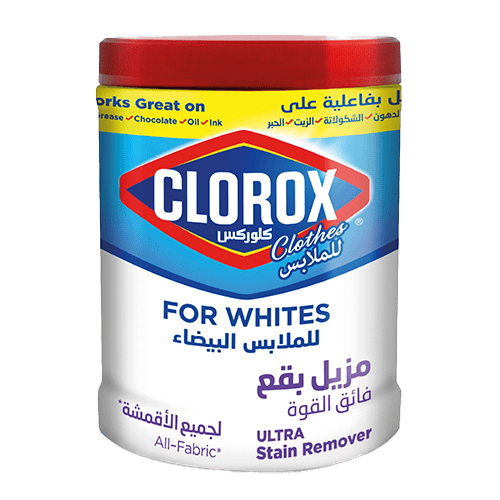 Clorox Powder Ultra Stain Remover For White Clothing 900 gm