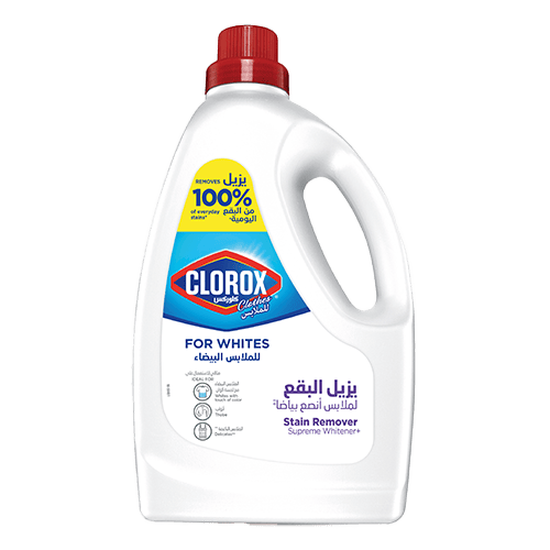 Clorox Liquid Stain Remover For White Clothing 3L