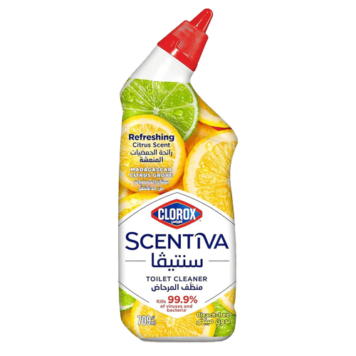 Clorox Scentiva Toilet Bowl Cleaner Madagascar Citrus Grove 709ml