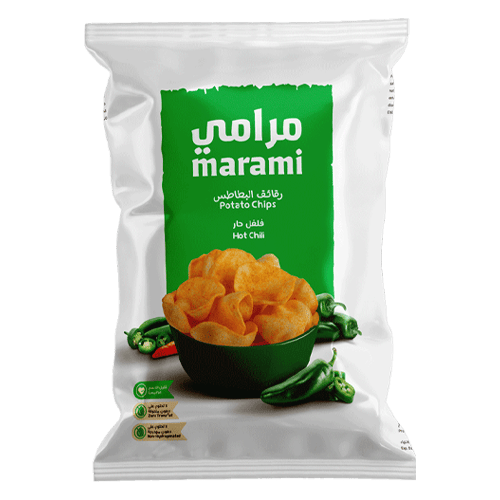 Marami Wavy Potato Chips Hot Chili 100 g