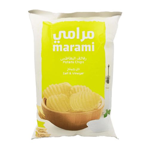 Marami Wavy Potato Chips Salt & Vinegar 100g