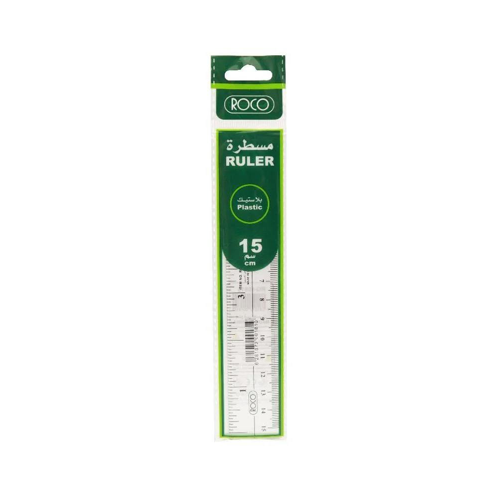 Roco Highclass Ruler, Straight Edge, 15 Cm, Plastic