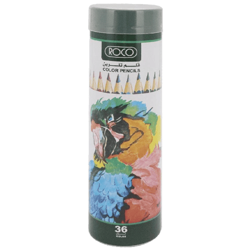 Roco Color Pencil Set, Assorted Color, Medium, 36 Colors