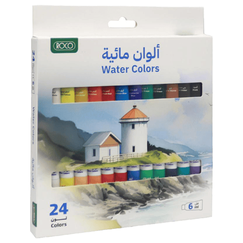 Roco Paint Set Watercolor, Assorted Color, 24 Colors