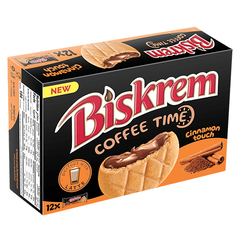 Biskrem Cinnamon and Chocolate Biscuit 12 pcs 36 g