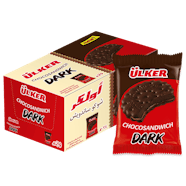 Ulker Chocolate Sandwich Dark Biscuits Filling Cocoa Cream 24 Pcs 23 5 G