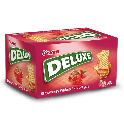 Deluxe Wafer Strawberry 12 pcs