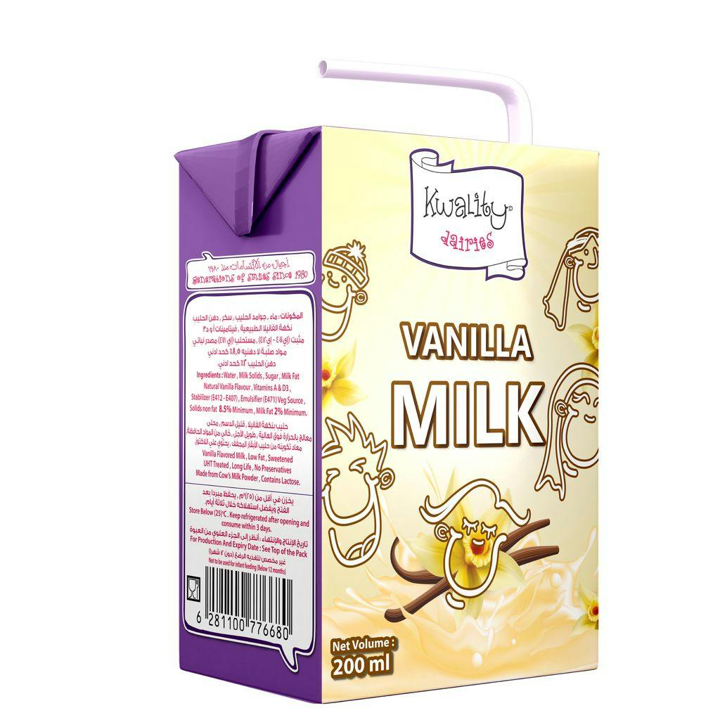 Kwality Vanilla Flavoured Milk 200 ml