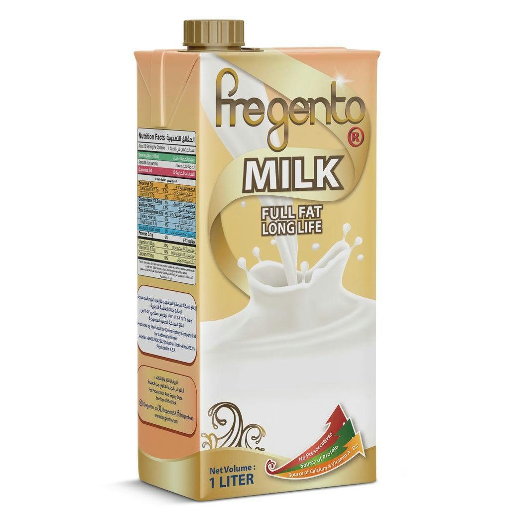 Fregento Full Fat Milk 1 L