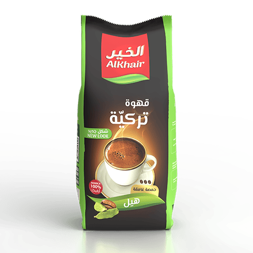 Alkhair Dark Roast Cardamom Turkish Coffee 200 g
