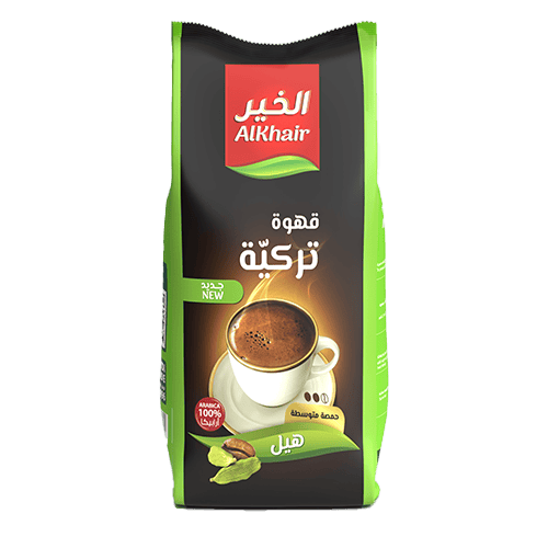 AlKhair Medium Roast Cardamom Turkish Coffee 200 gm
