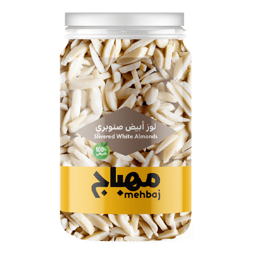 Mehbaj Alight  Slivered White Almonds Box 225 g