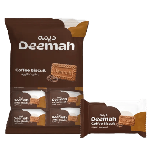 Deemah Premium Coffee Biscuits Caramelized 12 Pcs 480 g