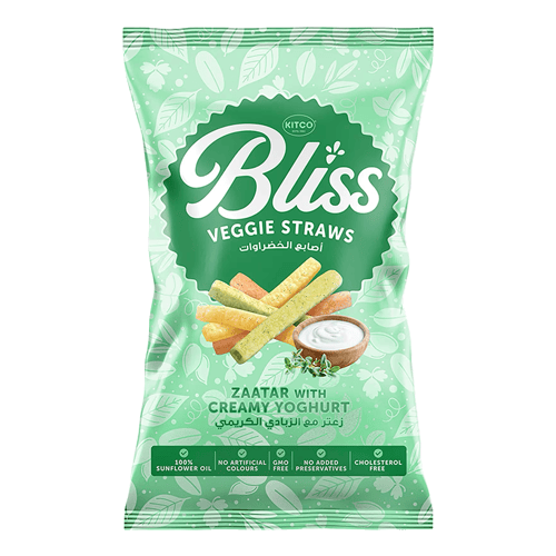 Kitco Bliss Veg Straws Creamy Gluten Free 135 g