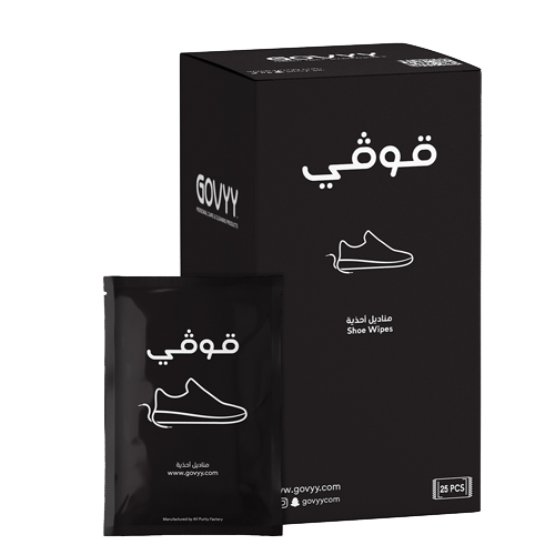 Govyy 25 individually wrapped shoes cleaning wipes wipes. For all types of shoes